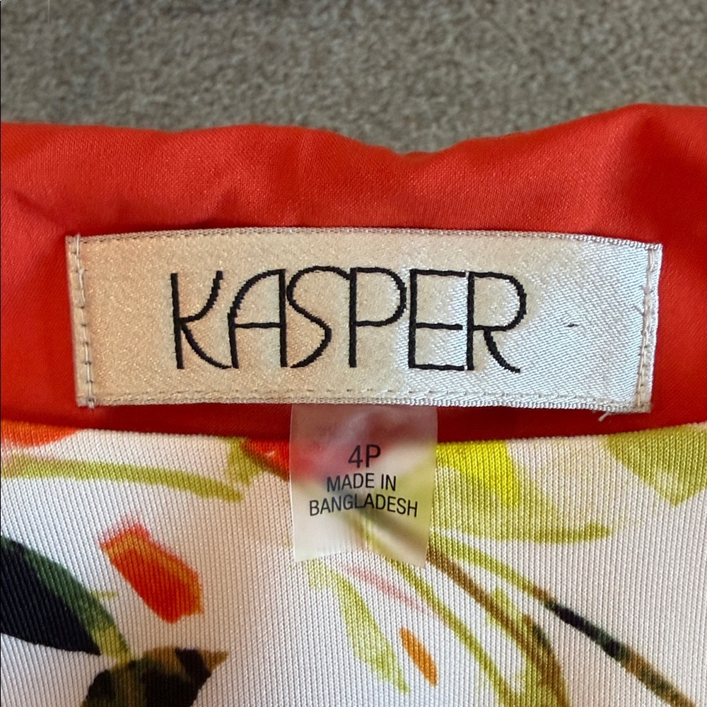 Kasper Floral Tank Top Size 4P - Picture 7 of 14